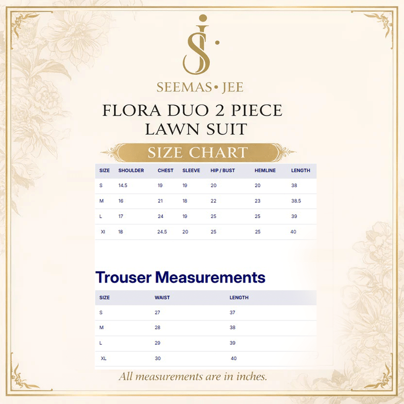 Noor-e-Siyah Premium Lawn Stitched 2 Piece - Seemasejee