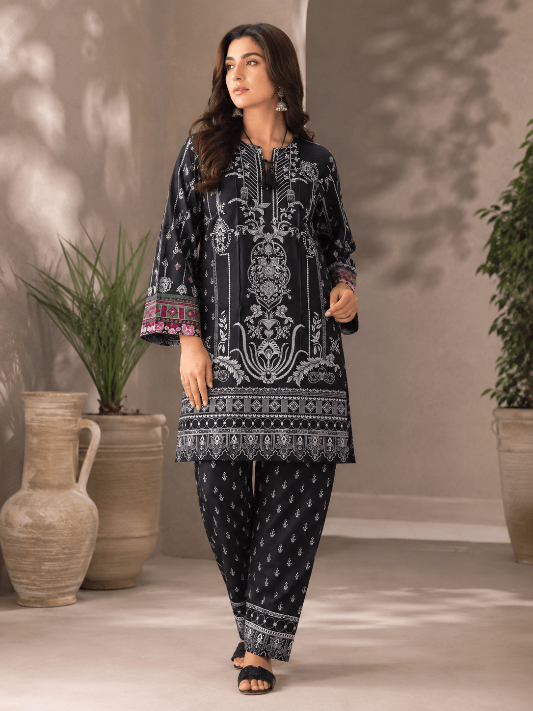 Noorani – Branded 2 Piece Pure Lawn - Seemasejee