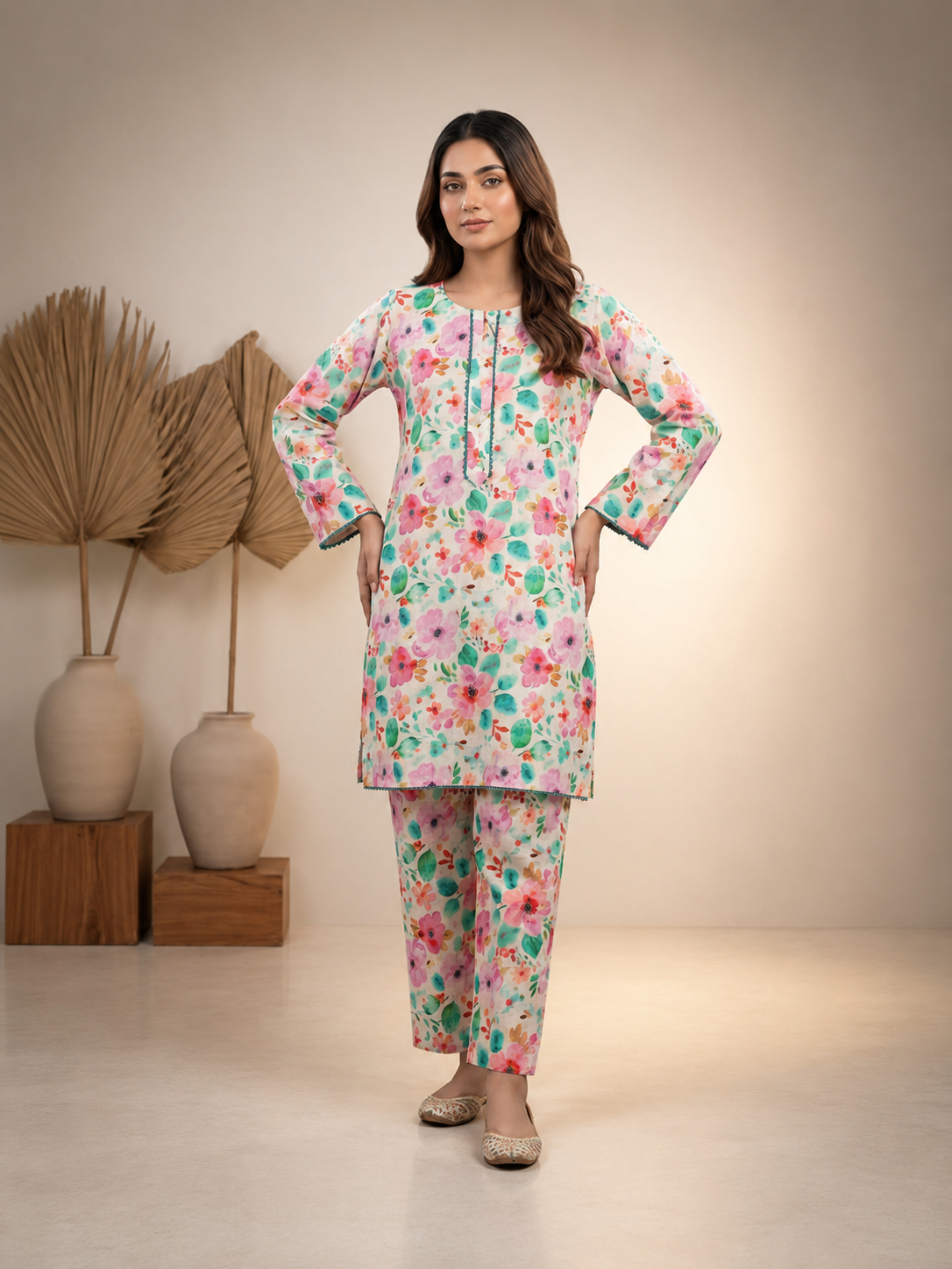 Soft, Comfortable & Stylish Pure Lawn Suit