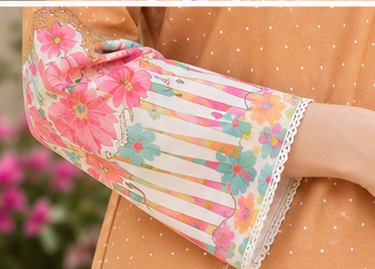 Peach Blossom – 3 Piece Stitched Suit