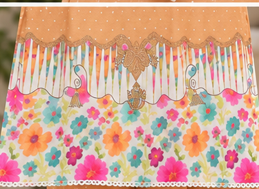 Peach Blossom – 3 Piece Stitched Suit