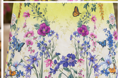 Lime Blossom – Premium 3 Piece Printed Lawn Suit