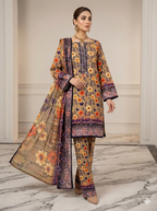 Zara Lawn 3 Piece Stitched