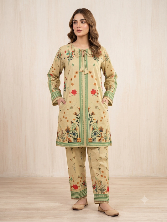 Desert Bloom – Pure Lawn 2 Piece Suit