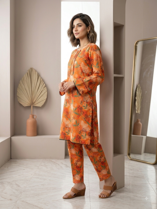 Comfortable Daily Wear 2-Piece Lawn Suit