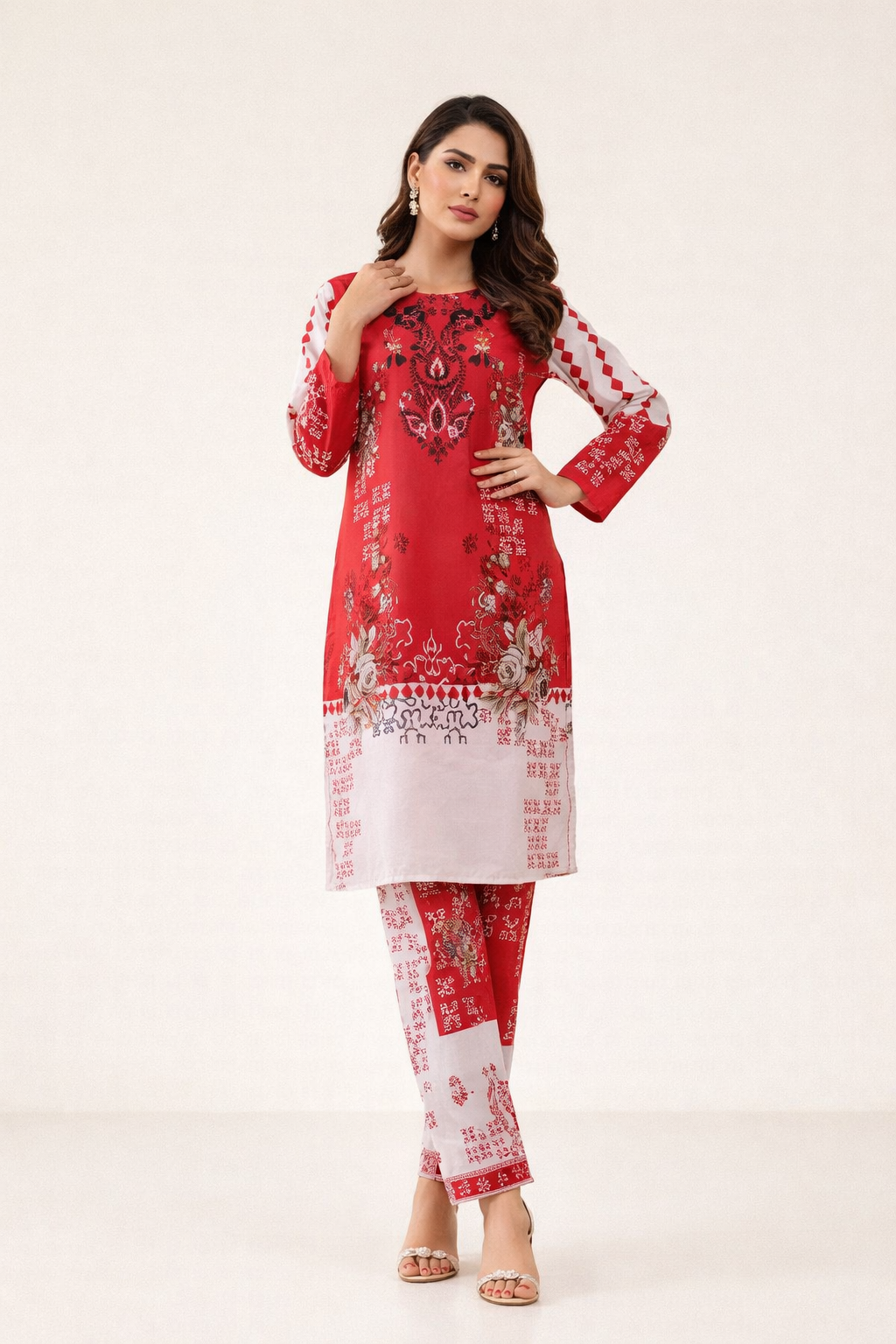 Zarqoon –Bana Dora Swiss Lawn 2 Piece Stitched Suit
