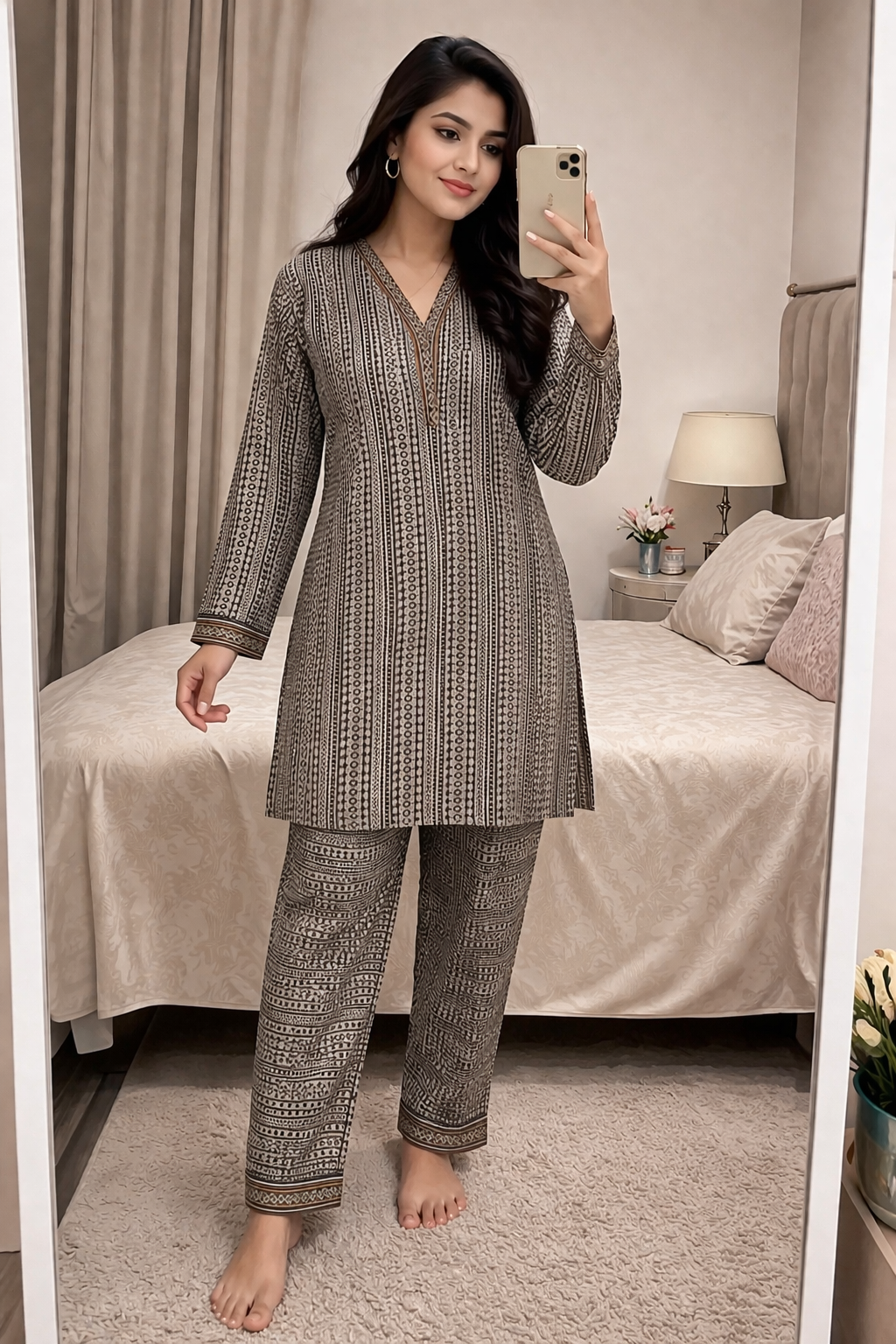 Olivia– Pure Lawn 2 Piece Stitched