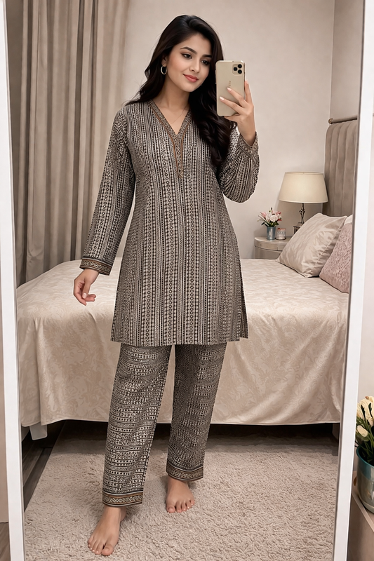 Olivia– Pure Lawn 2 Piece Stitched