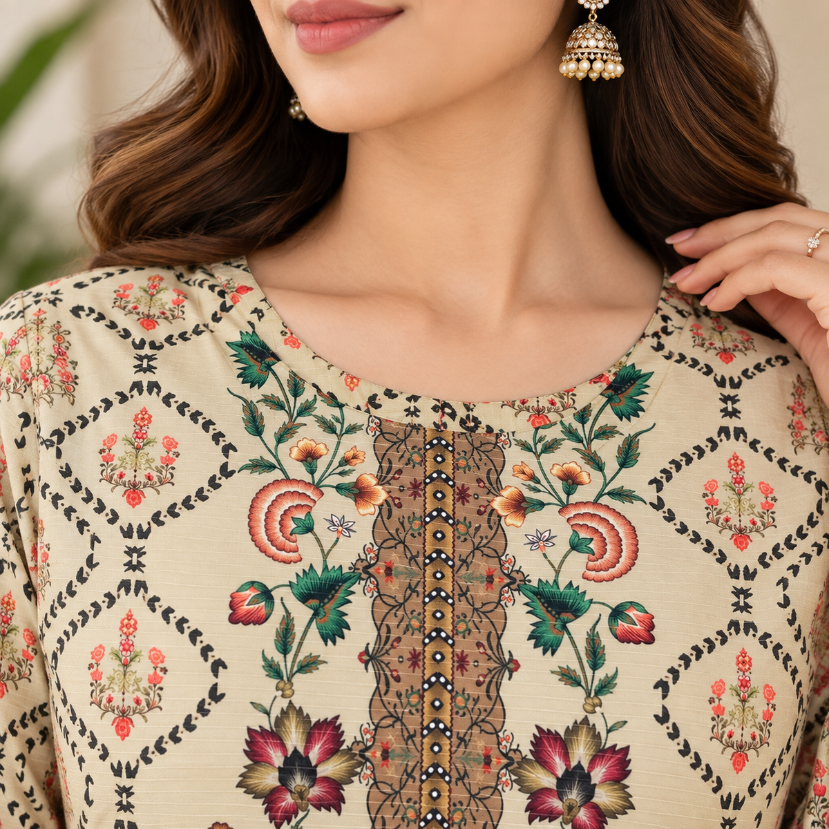 Mehfil – 3 Piece Printed Stitched Suit