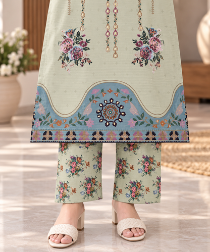 Meadow of Mirrors  – Premium 3 Piece Printed Lawn Suit