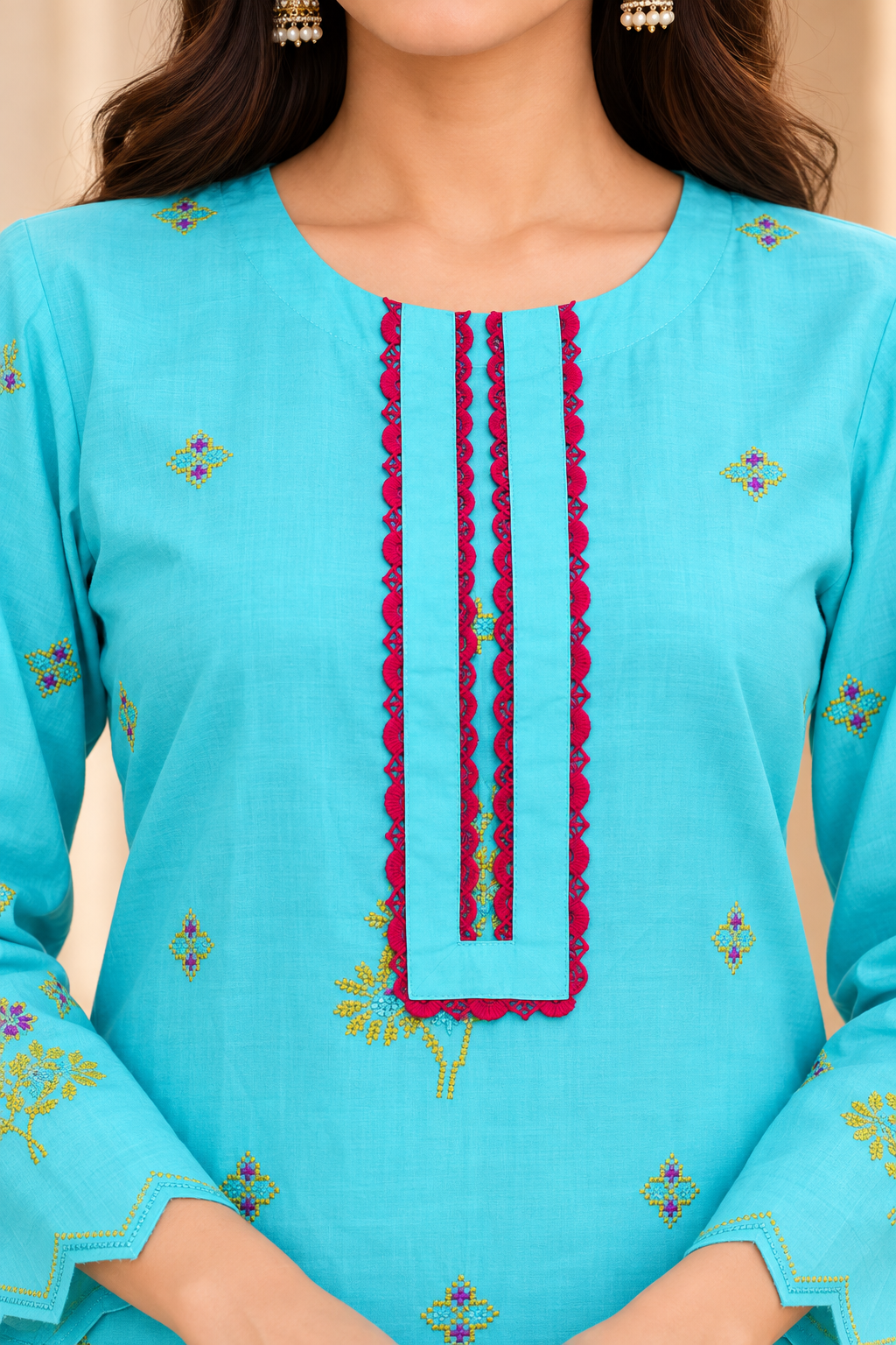 Gul-e-Aqua 2-Piece Co-Ord Set