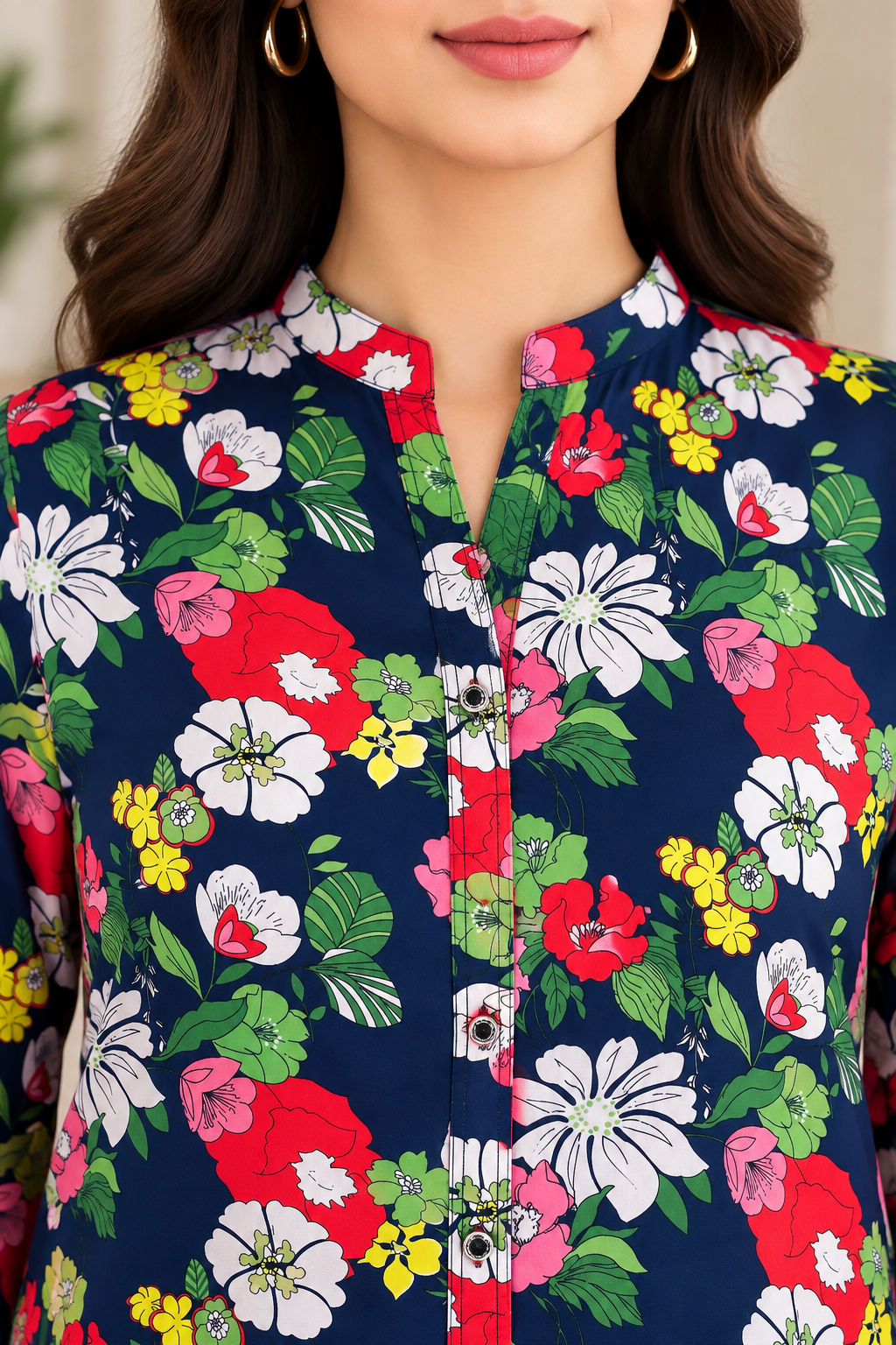 Midnight Floral – 2 Piece Co-Ord Set