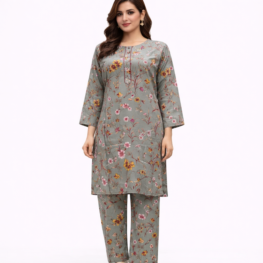 Flora Duo Slate - 2 Piece Lawn