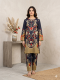 Novera Soft  Swiss Lawn 2 Piece Stitched