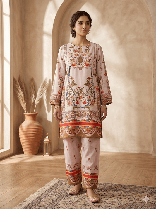 Rimsha Luxury Swiss Lawn 2 Piece Stitched - Seemasejee
