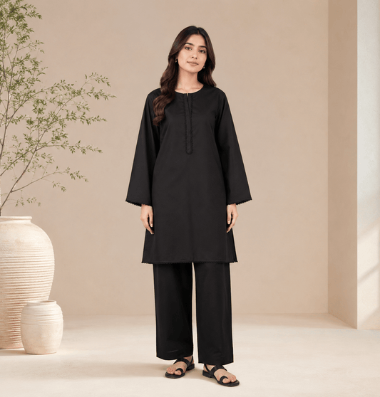 Noor-e-Siyah Premium Lawn Stitched 2 Piece - Seemasejee