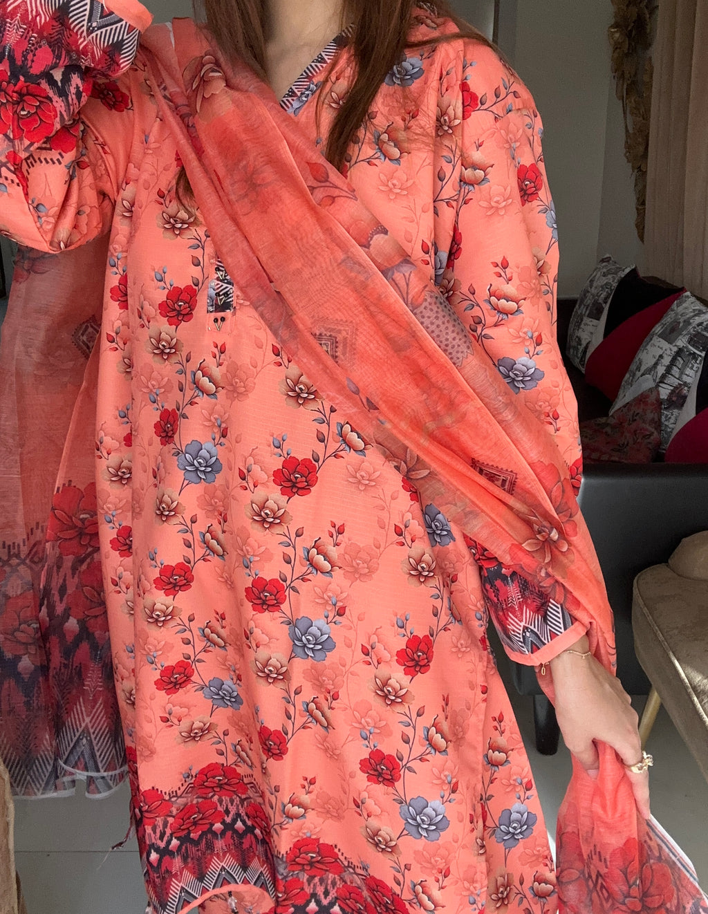 Ayesha Premium Swiss Lawn 3Piece Stitched