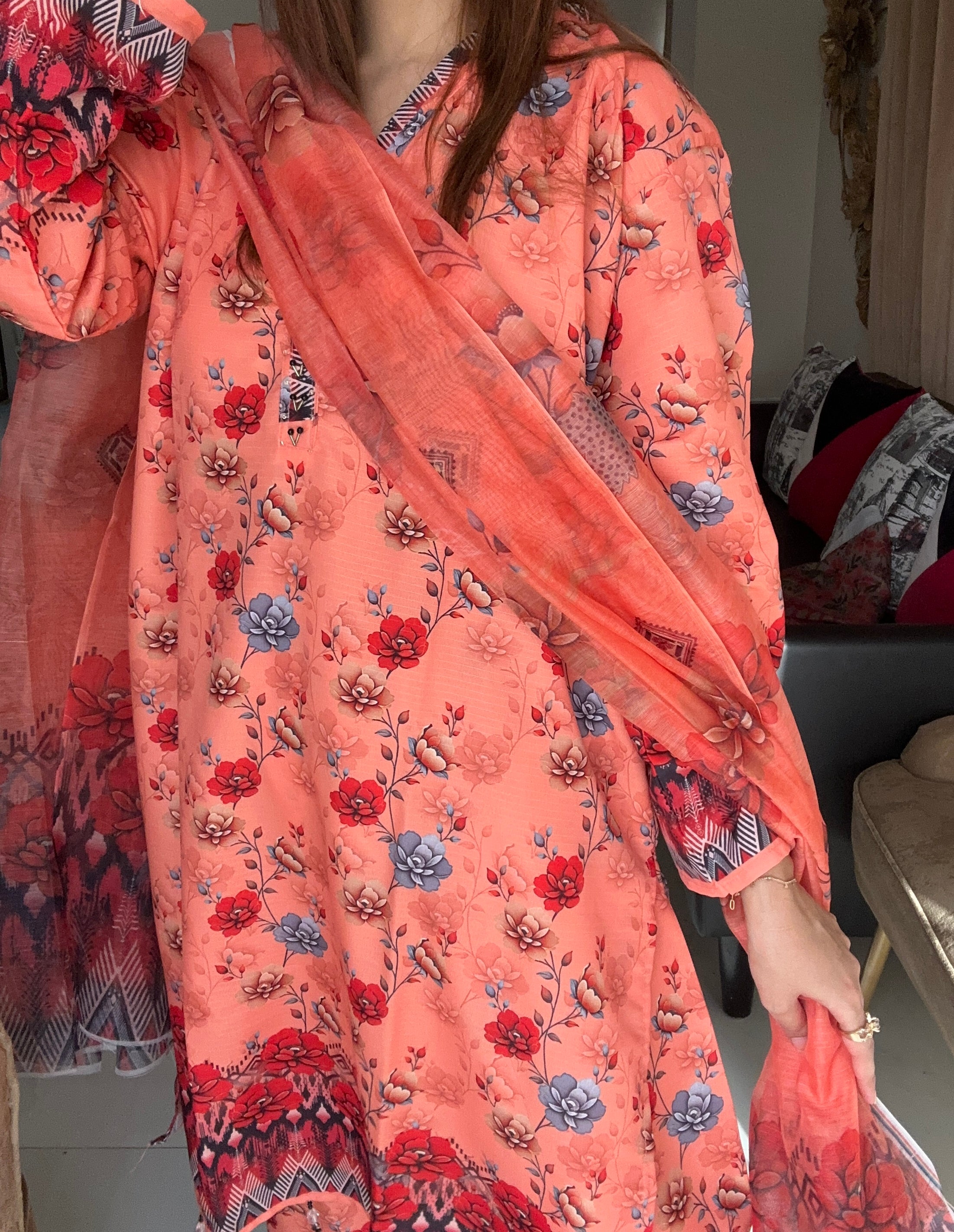 Ayesha Premium Swiss Lawn 3Piece Stitched