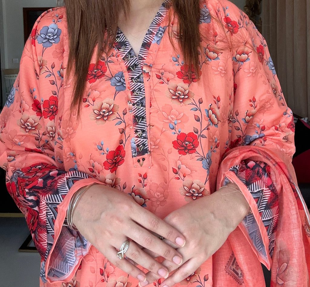 Ayesha Premium Swiss Lawn 3Piece Stitched