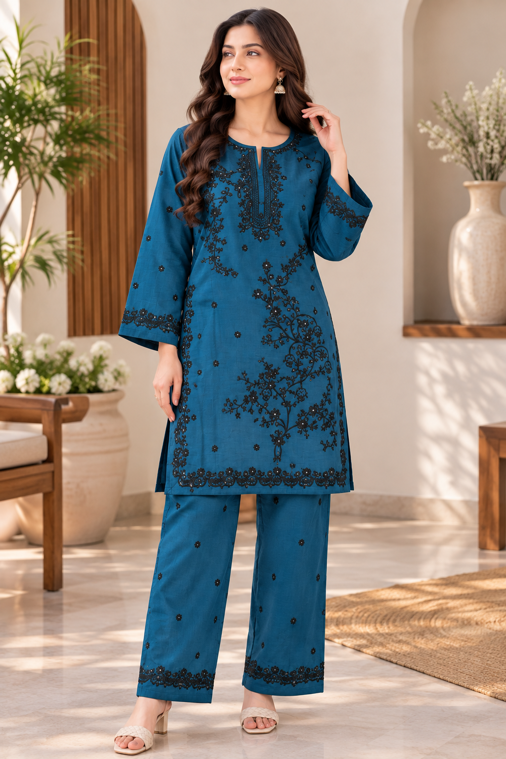 Azura Élan – Signature Embroidered Suit