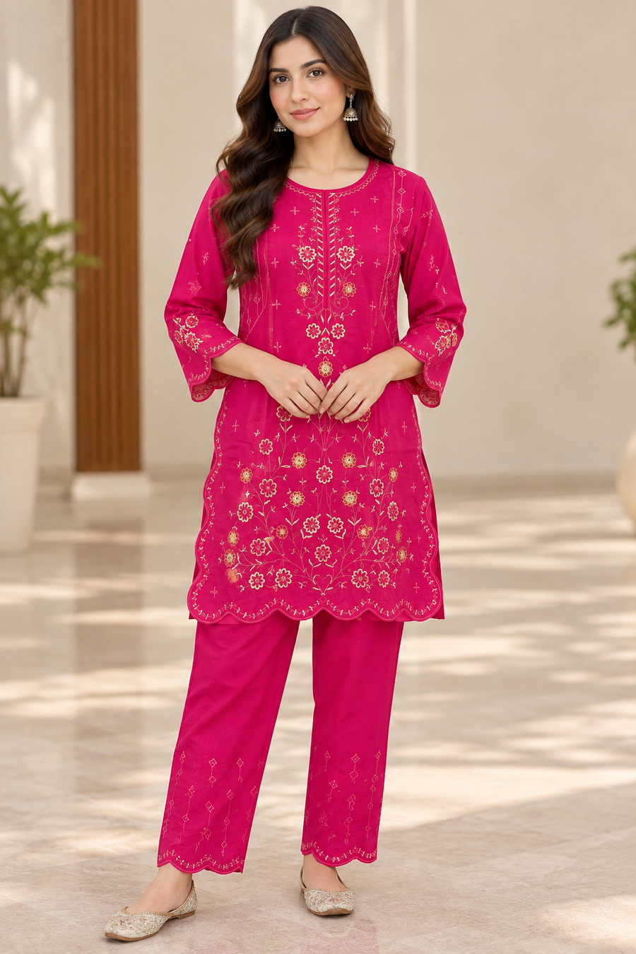 Roselle Fleur – Signature Embroidered Suit