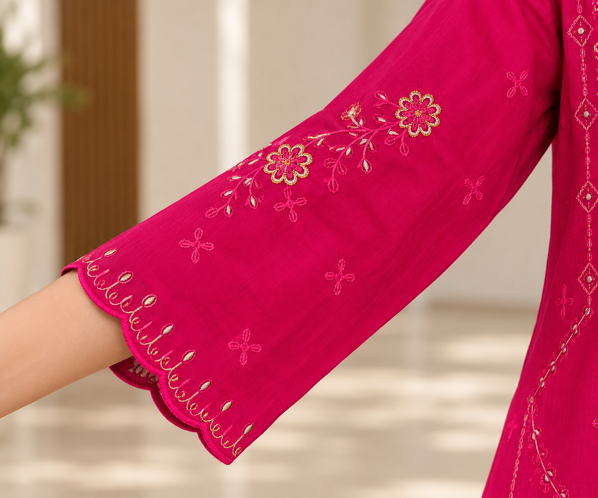 Roselle Fleur – Signature Embroidered Suit