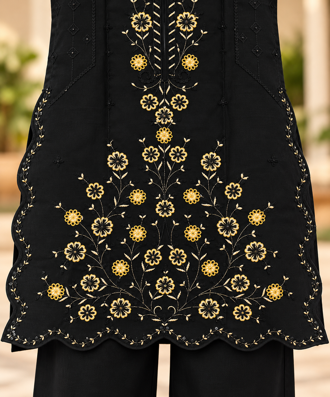 Onyx Aurelle – Signature Embroidered Suit