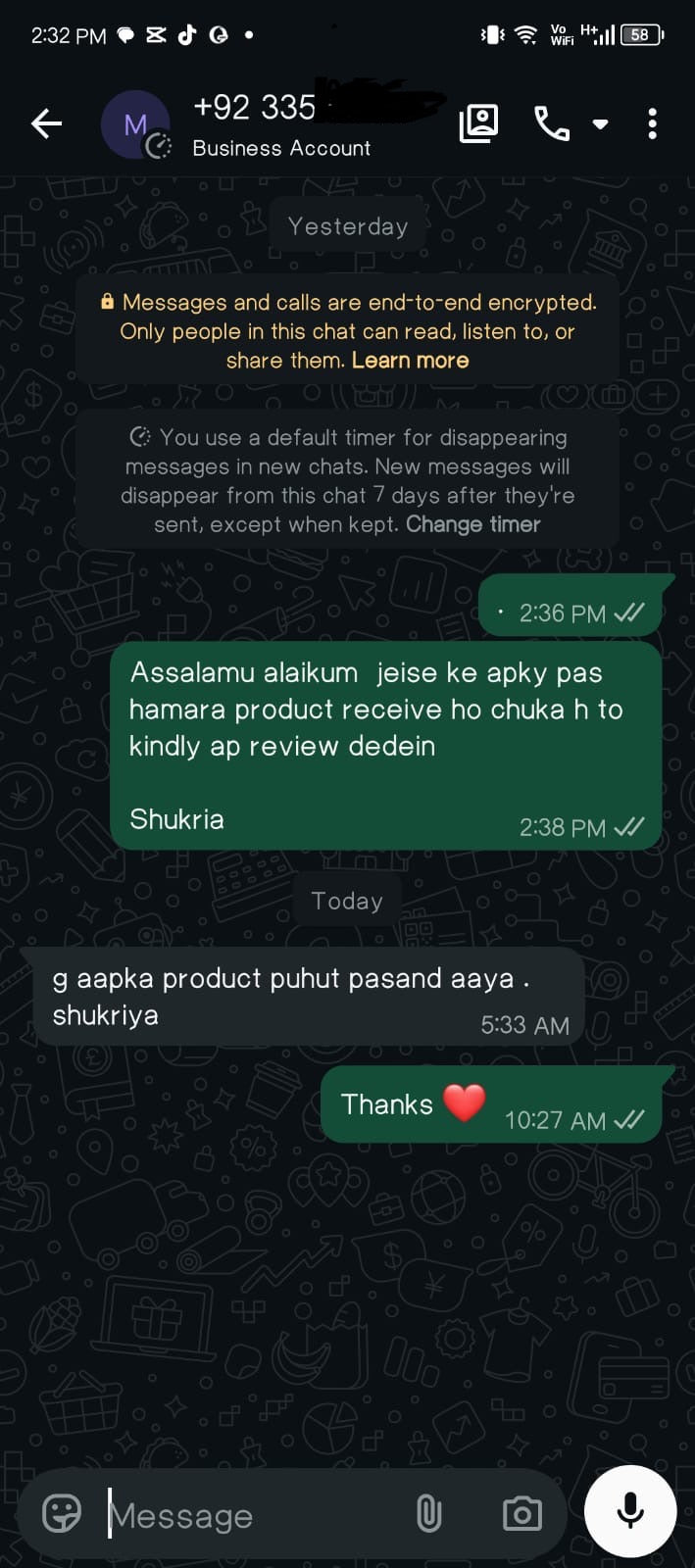 Seemas Jee Customer Feedback