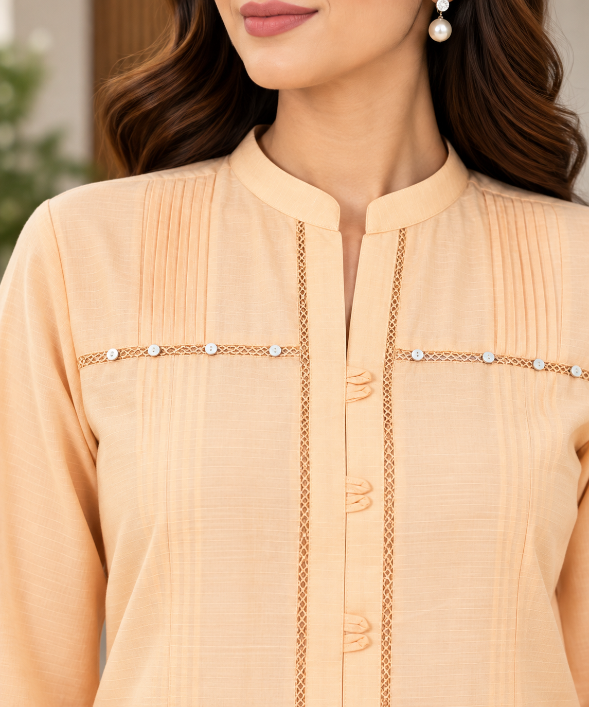 Peach Élan Utility Co-Ord