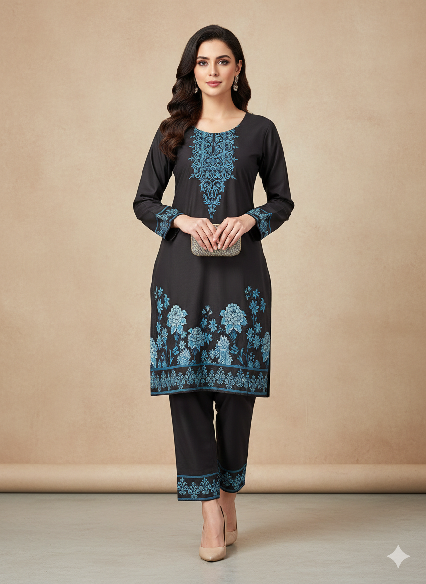 Alishba – 2 Piece Stitched Suit Shirt & Trouser