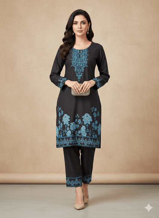 Alishba – 2 Piece Stitched Suit Shirt & Trouser - Seemasejee