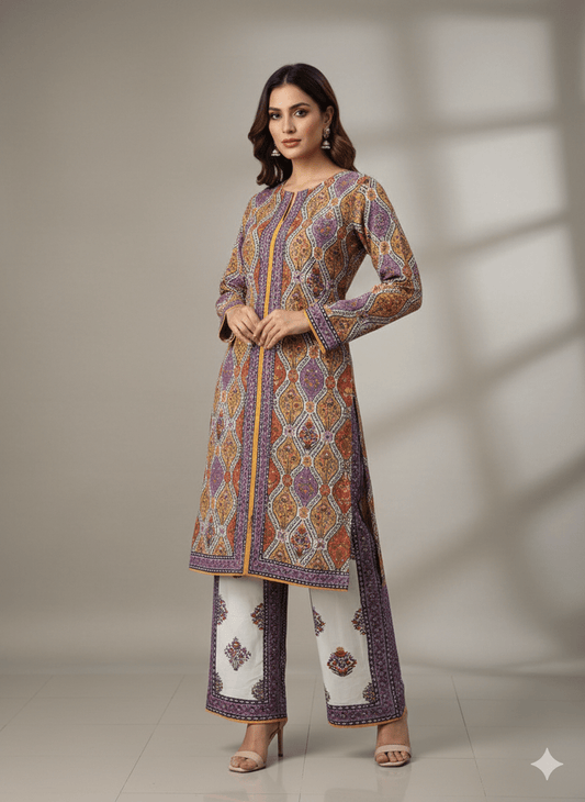 Inaya – Premium Bana Dora Lawn 2 Piece Stitched - Seemasejee