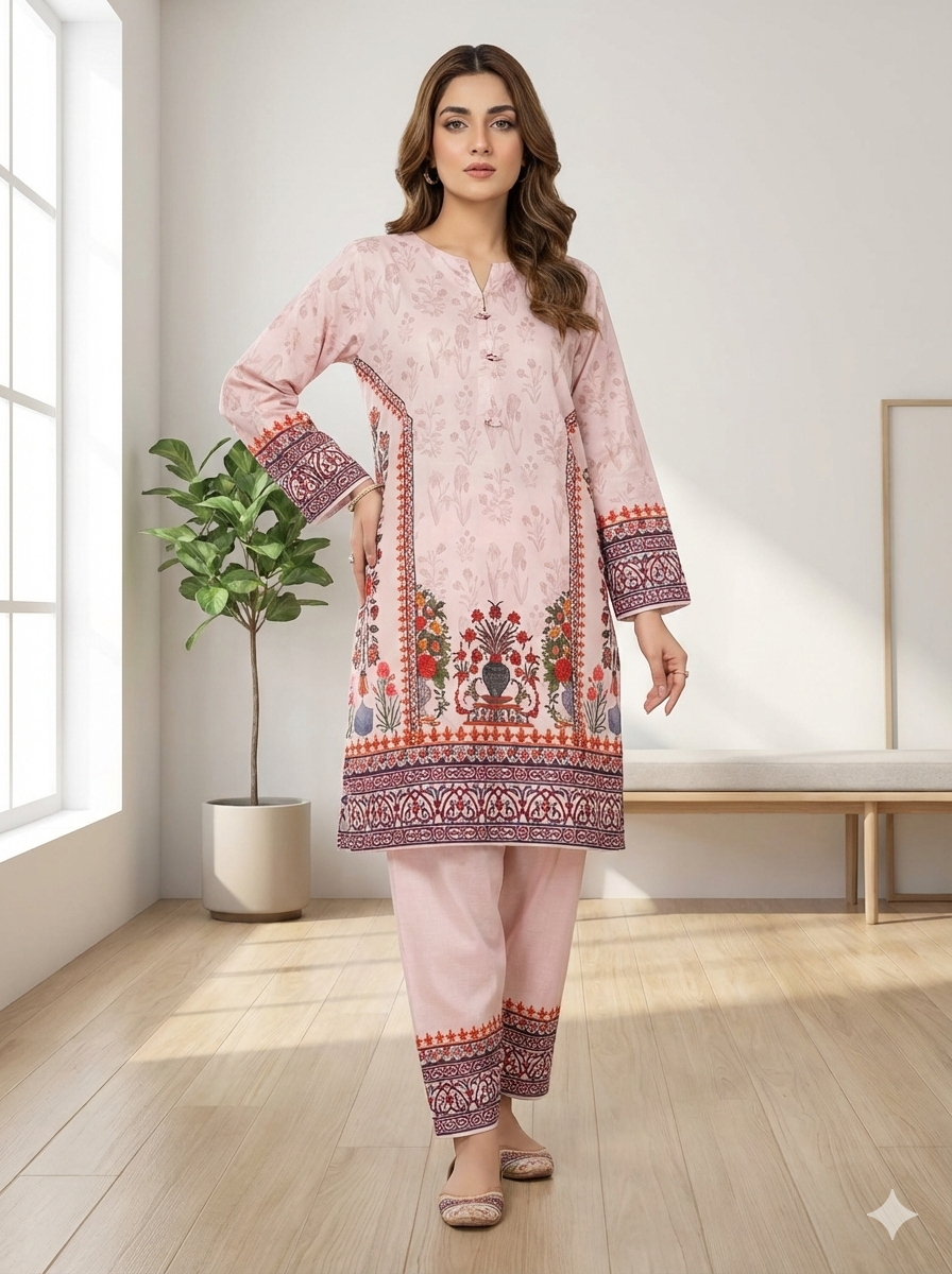 Aylin – Premium Bana Dora Lawn 2 Piece Stitched