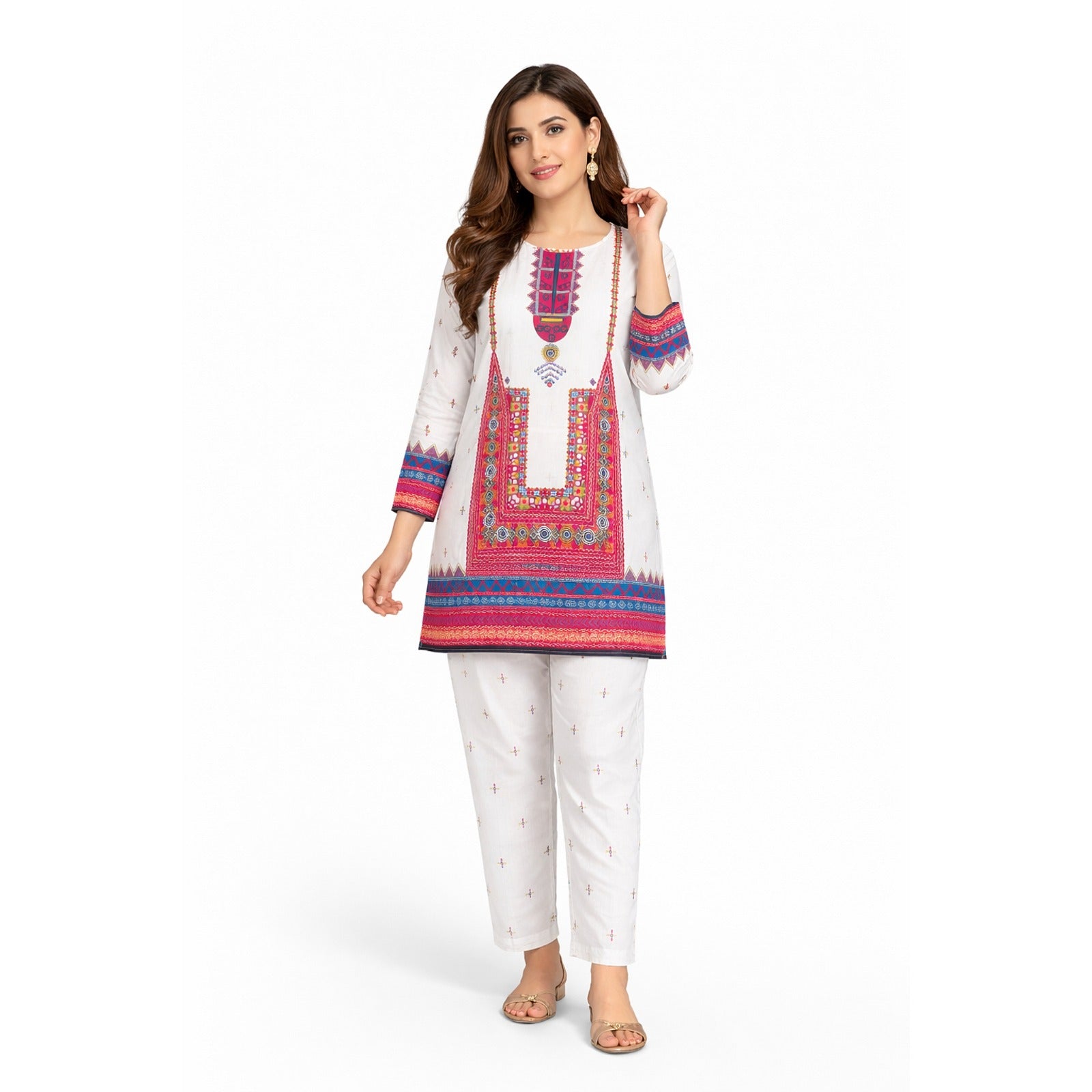 Zeen – Swiss Lawn 2 Piece Stitched History Suit Co-Ord Set