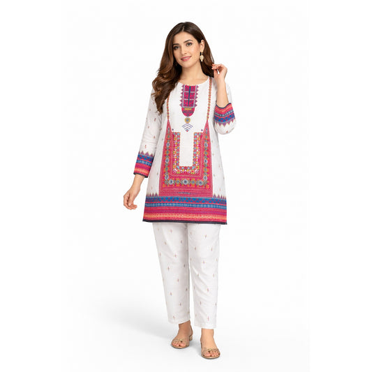 Zeen – Swiss Lawn 2 Piece Stitched History Suit Co-Ord Set