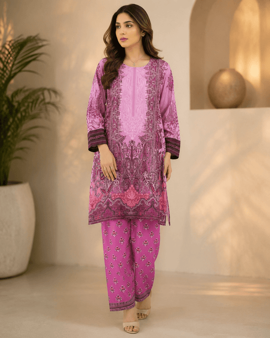 Gulnaaz – Branded 2 Piece Pure Lawn - Seemasejee