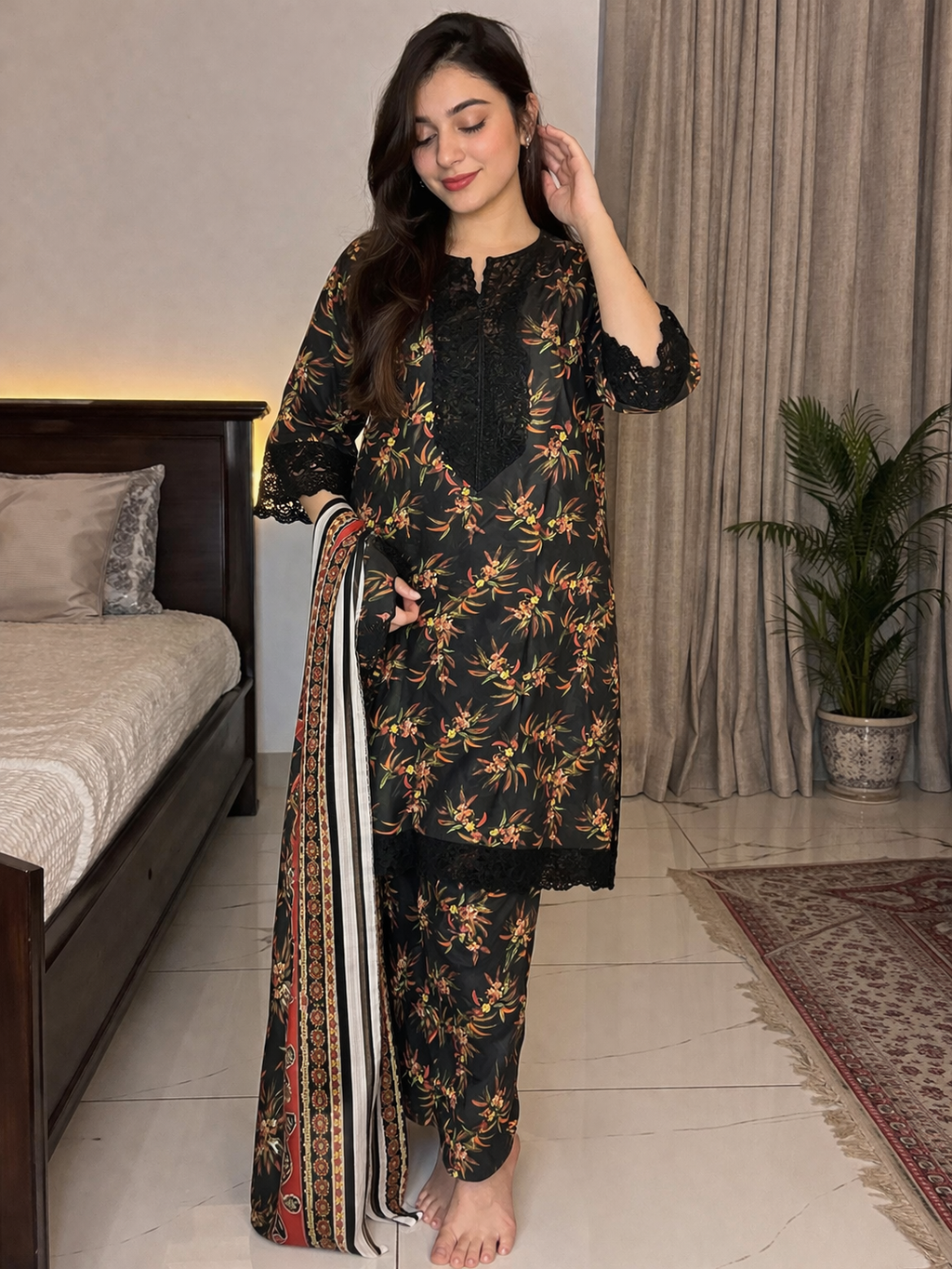 Velora – Premium Lawn 3 Piece Stitched