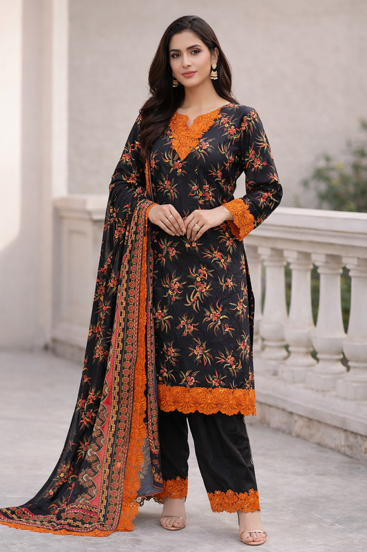 Eliza – Premium Lawn  3 Piece Stitched