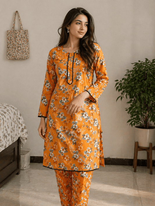 Zohana Pure Lawn 2 Piece Stitched - Seemasejee