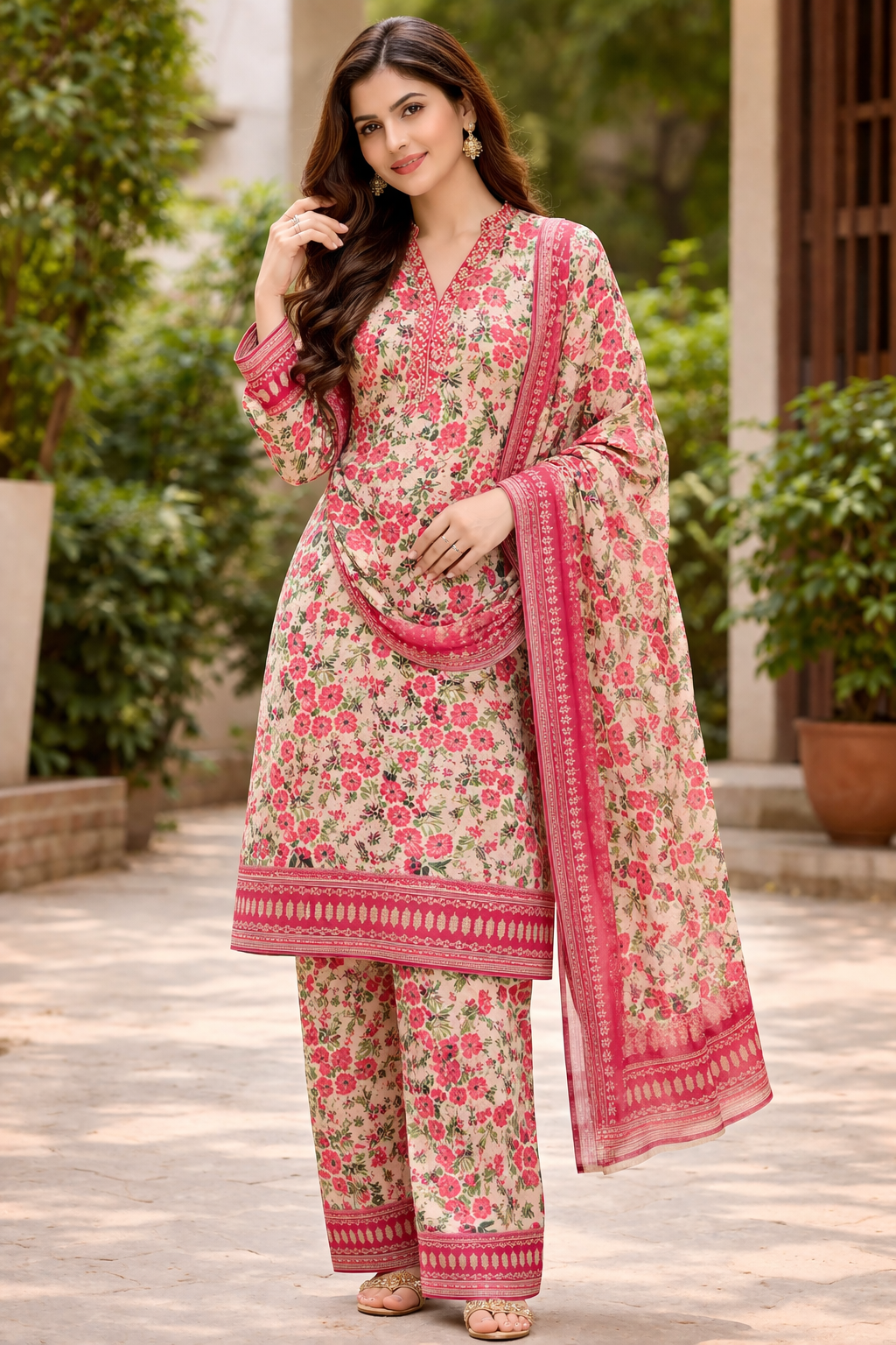 Aliza – Bana Dora Swiss Lawn 3 Piece