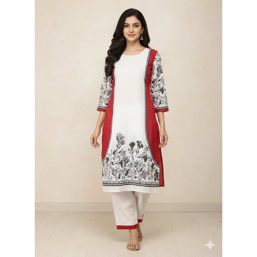 Noor – Swiss Lawn 2 Piece Stitched History Suit Co-Ord Set